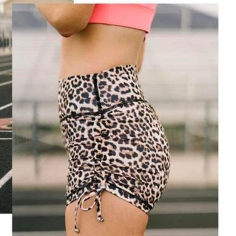 ZYIA Leopard Brilliant Double Scrunchy Hustle